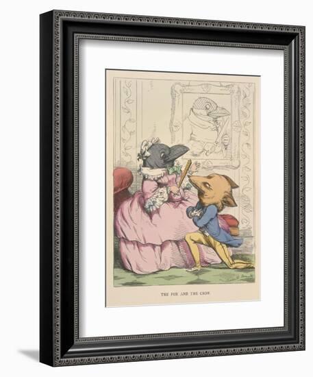 Aesop Fables-C.H. Bennett-Framed Giclee Print