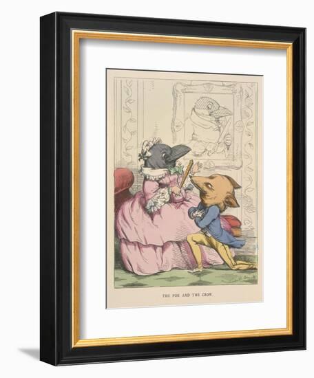 Aesop Fables-C.H. Bennett-Framed Giclee Print