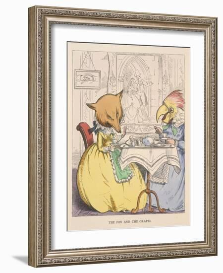 Aesop Fables-C.H. Bennett-Framed Giclee Print