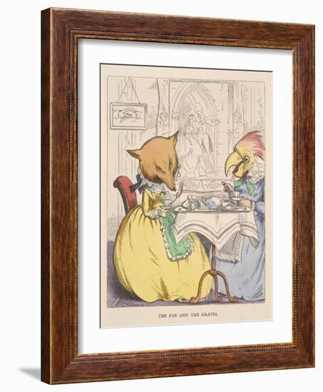 Aesop Fables-C.H. Bennett-Framed Giclee Print