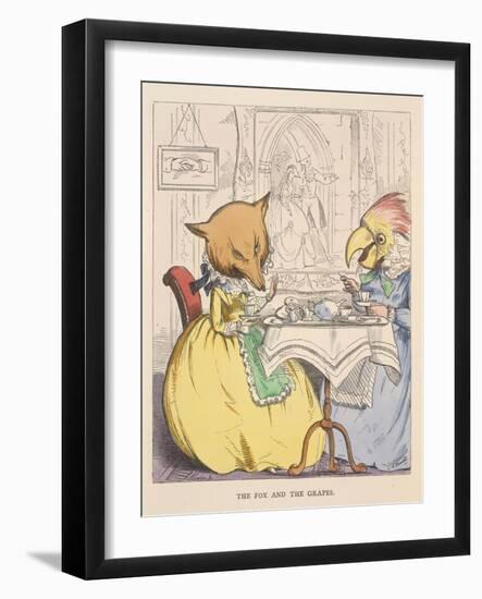 Aesop Fables-C.H. Bennett-Framed Giclee Print