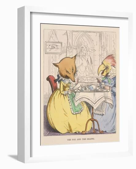 Aesop Fables-C.H. Bennett-Framed Giclee Print