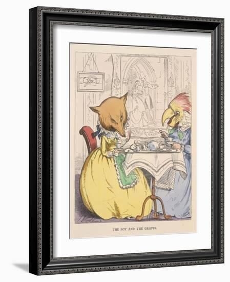 Aesop Fables-C.H. Bennett-Framed Giclee Print