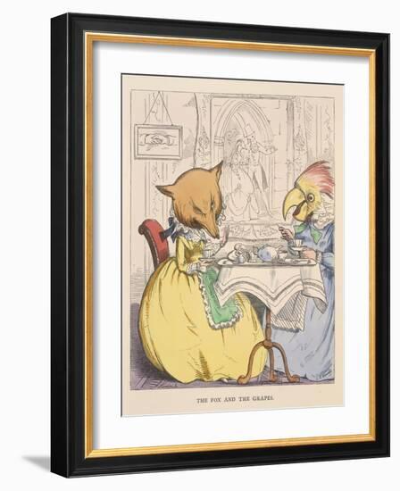 Aesop Fables-C.H. Bennett-Framed Giclee Print