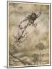 Aesop, Gnat and the Lion-Arthur Rackham-Mounted Art Print