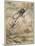 Aesop, Gnat and the Lion-Arthur Rackham-Mounted Art Print