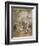 Aesop, Lion and Elephant-Arthur Rackham-Framed Premium Giclee Print