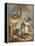 Aesop's Fables, the Dog in the Manger-null-Framed Stretched Canvas