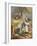 Aesop's Fables, the Dog in the Manger-null-Framed Art Print