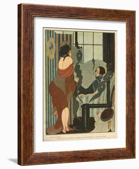 Aesthetic Couple 1919-Gerda Wegener-Framed Art Print