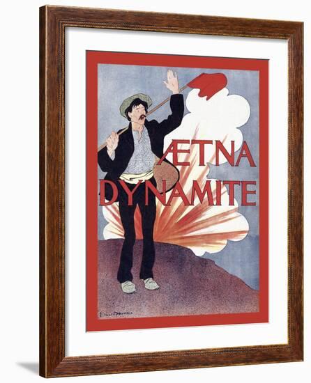 Aetna Dynamite-Edward Penfield-Framed Art Print