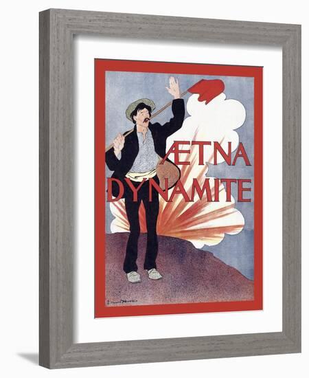 Aetna Dynamite-Edward Penfield-Framed Art Print