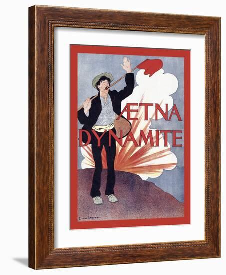 Aetna Dynamite-Edward Penfield-Framed Art Print