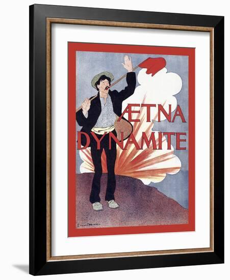 Aetna Dynamite-Edward Penfield-Framed Art Print