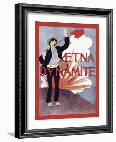 Aetna Dynamite-Edward Penfield-Framed Art Print