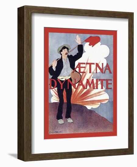 Aetna Dynamite-Edward Penfield-Framed Art Print