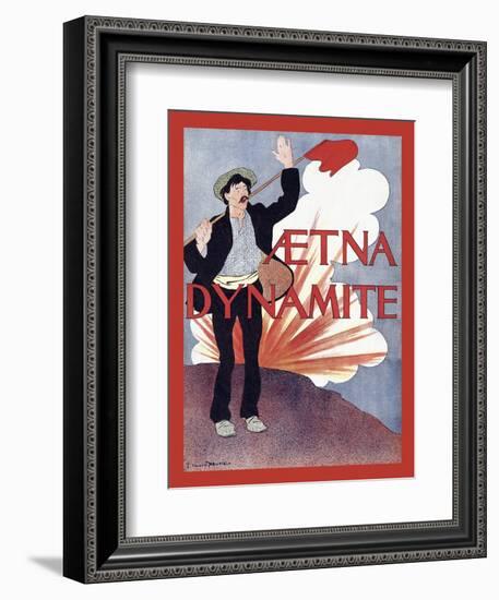 Aetna Dynamite-Edward Penfield-Framed Art Print