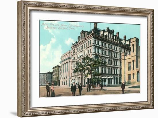 Aetna Insurance Buildings, Hartford, Connecticut-null-Framed Art Print