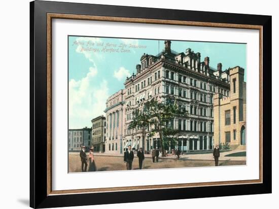 Aetna Insurance Buildings, Hartford, Connecticut-null-Framed Art Print