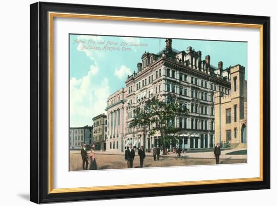 Aetna Insurance Buildings, Hartford, Connecticut-null-Framed Art Print