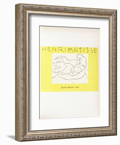 AF 1945 - Galerie Maeght-Henri Matisse-Framed Collectable Print