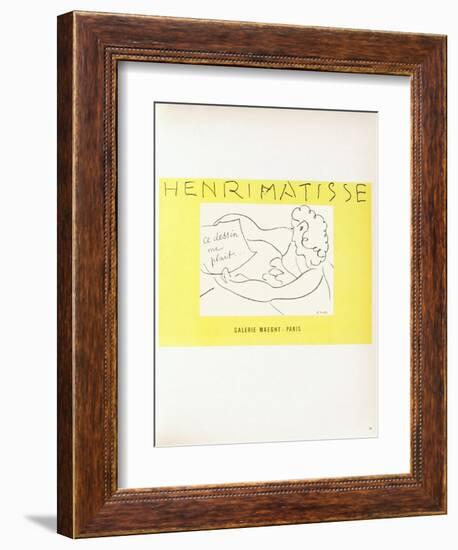 AF 1945 - Galerie Maeght-Henri Matisse-Framed Collectable Print