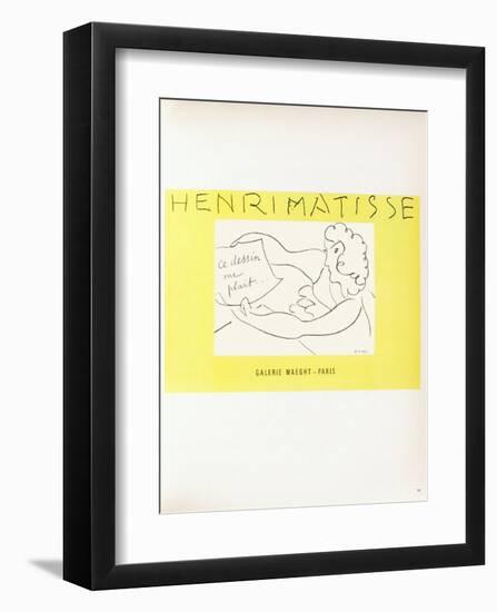 AF 1945 - Galerie Maeght-Henri Matisse-Framed Collectable Print