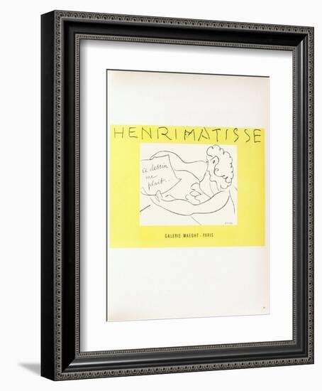 AF 1945 - Galerie Maeght-Henri Matisse-Framed Collectable Print