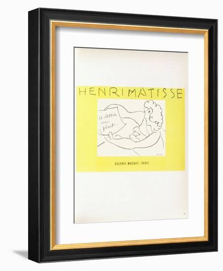 AF 1945 - Galerie Maeght-Henri Matisse-Framed Collectable Print