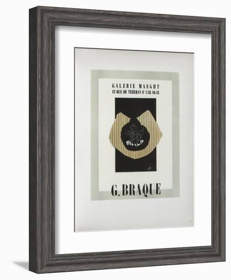 AF 1946 - Galerie Maeght-Georges Braque-Framed Collectable Print