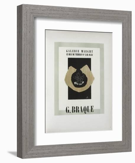 AF 1946 - Galerie Maeght-Georges Braque-Framed Collectable Print