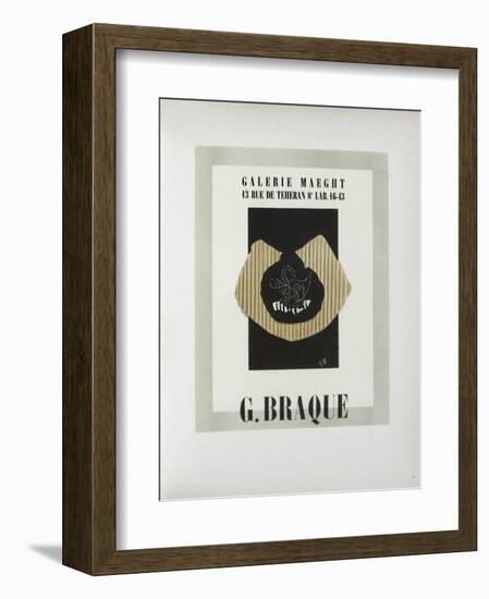 AF 1946 - Galerie Maeght-Georges Braque-Framed Collectable Print