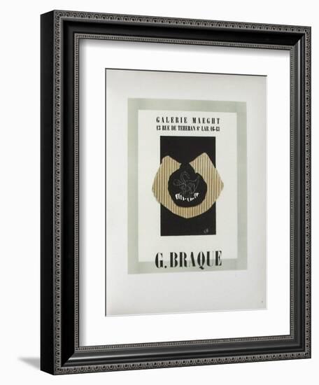 AF 1946 - Galerie Maeght-Georges Braque-Framed Collectable Print