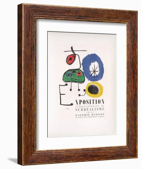 AF 1947 - Galerie Maeght-Joan Miro-Framed Collectable Print