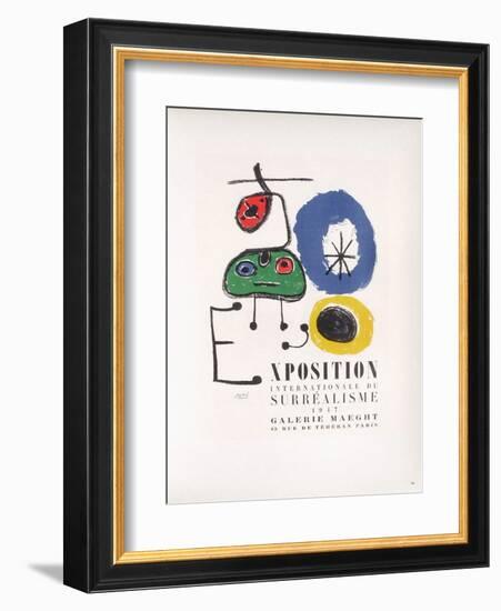 AF 1947 - Galerie Maeght-Joan Miro-Framed Collectable Print