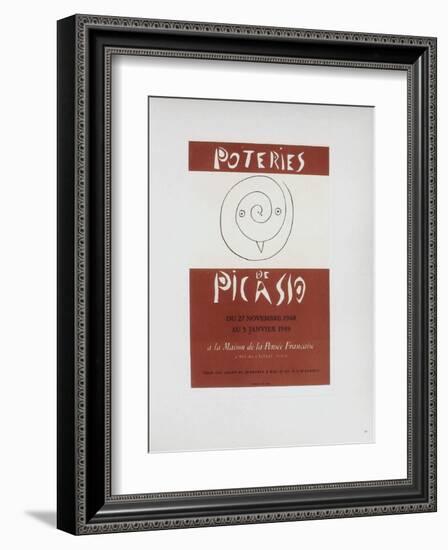 AF 1948 - Poteries de Picasso-Pablo Picasso-Framed Collectable Print