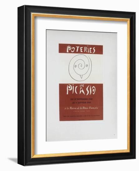 AF 1948 - Poteries de Picasso-Pablo Picasso-Framed Collectable Print