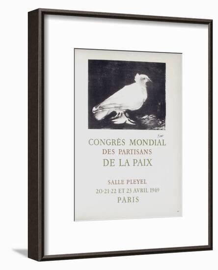 AF 1949 - Congres Mondial des Partisans de la Paix-Pablo Picasso-Framed Collectable Print