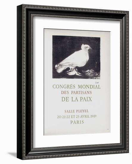 AF 1949 - Congres Mondial des Partisans de la Paix-Pablo Picasso-Framed Collectable Print