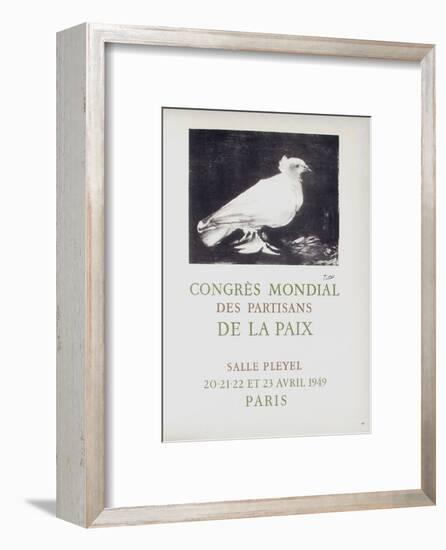 AF 1949 - Congres Mondial des Partisans de la Paix-Pablo Picasso-Framed Collectable Print