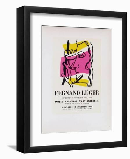 AF 1949 - Musée National D'Art Moderne-Fernand Leger-Framed Collectable Print