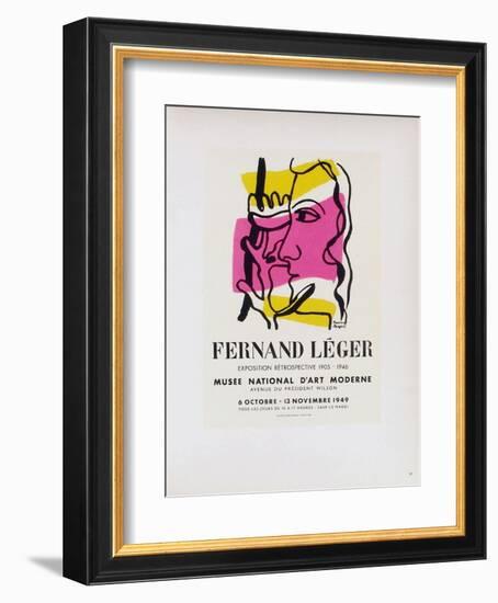 AF 1949 - Musée National D'Art Moderne-Fernand Leger-Framed Collectable Print