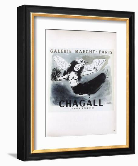 AF 1950 - Galerie Maeght-Marc Chagall-Framed Collectable Print