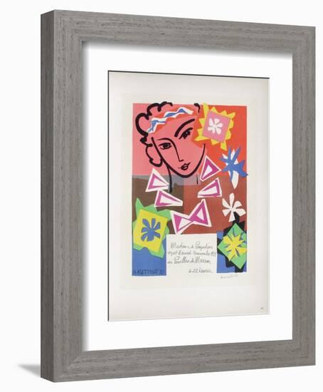 AF 1951 - Bal De L'Ecole Des Arts Décoratifs-Henri Matisse-Framed Collectable Print