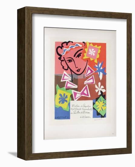 AF 1951 - Bal De L'Ecole Des Arts Décoratifs-Henri Matisse-Framed Collectable Print