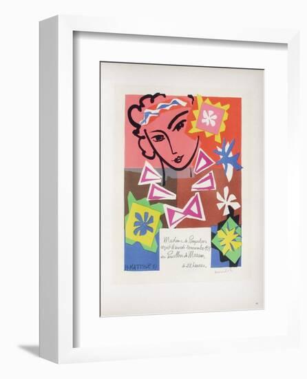 AF 1951 - Bal De L'Ecole Des Arts Décoratifs-Henri Matisse-Framed Collectable Print