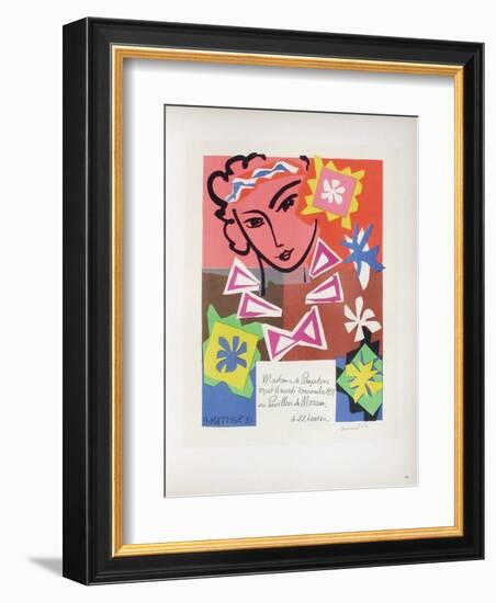 AF 1951 - Bal De L'Ecole Des Arts Décoratifs-Henri Matisse-Framed Collectable Print