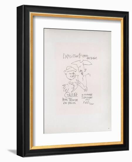 AF 1951 - Exposition Hispano-Américaine II-Pablo Picasso-Framed Collectable Print