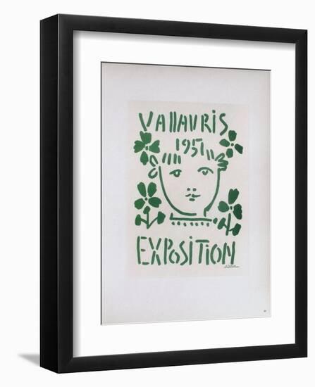 AF 1951 - Exposition Vallauris-Pablo Picasso-Framed Collectable Print