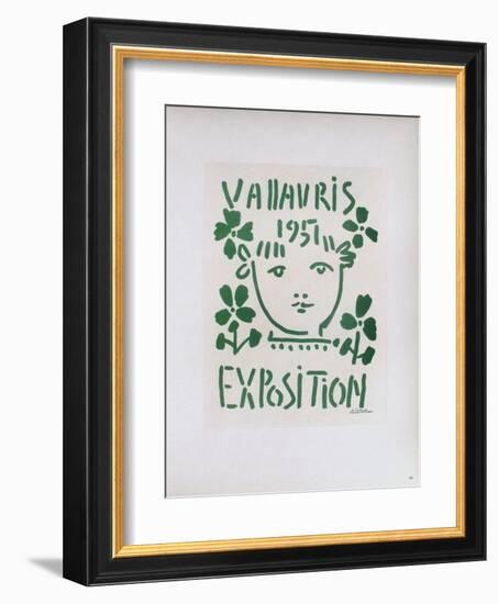 AF 1951 - Exposition Vallauris-Pablo Picasso-Framed Collectable Print